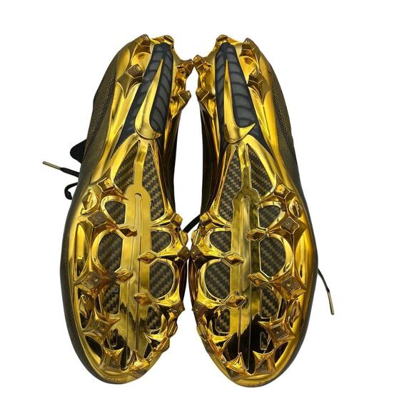 Nike Vapor Untouchable 2 LE Super Bowl Edition 50 Football Cleats Gold Size 14 - Picture 5 of 11